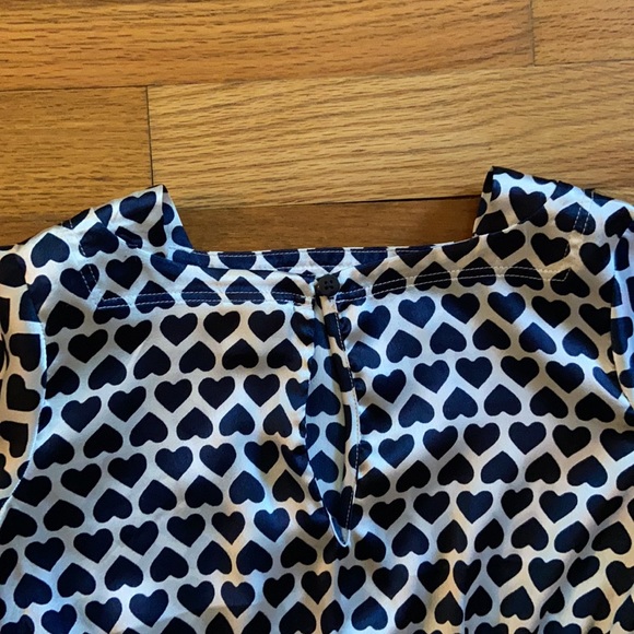 Navy Hearts Dress - Picture 5 of 8